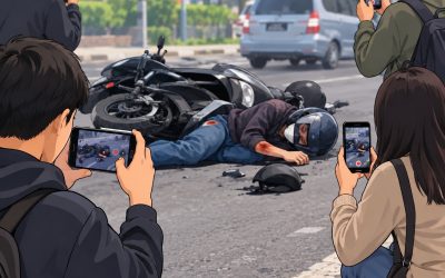 Jangan Hanya Merekam! Ini yang Harus Dilakukan Saat Melihat Kecelakaan Lalu Lintas